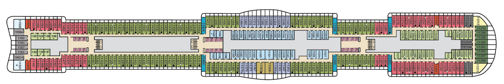 Carnival Cruise Lines Mardi Gras Deck Plans Deck 11.png
